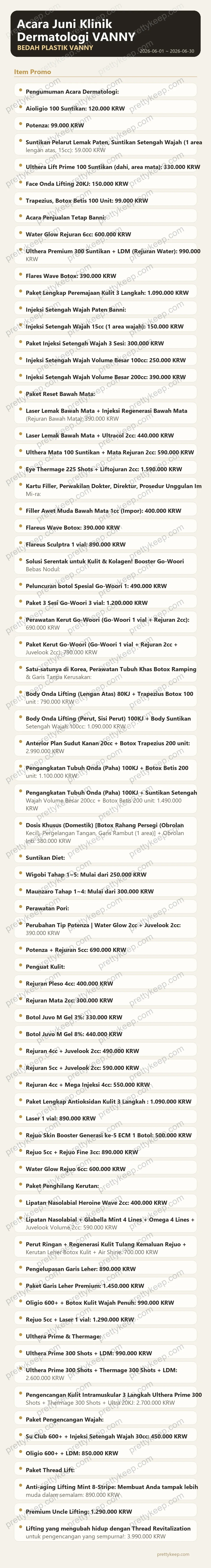 Acara Juni Klinik Dermatologi VANNY 1