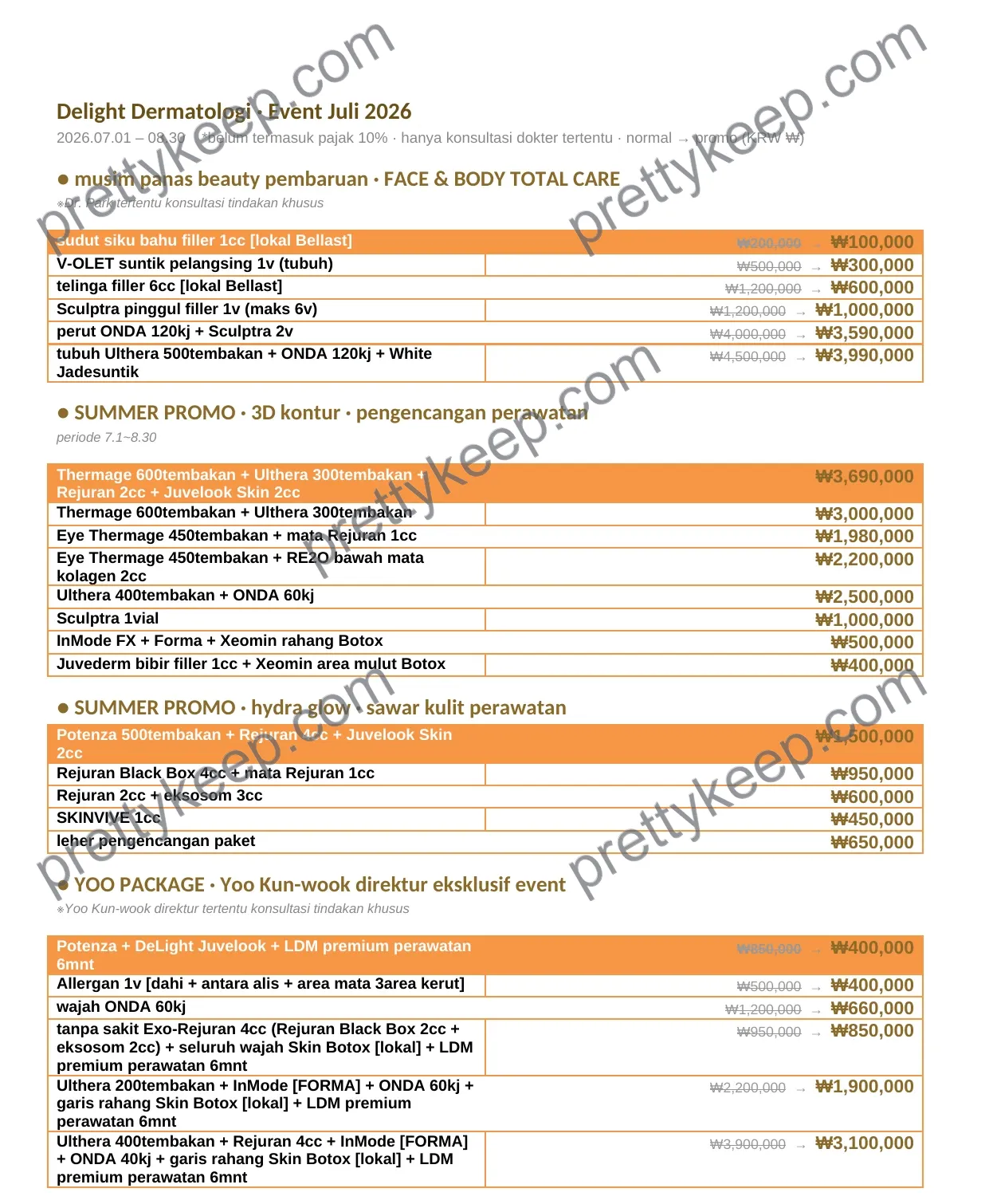 Delight Dermatologi · Event Juli 2026 1