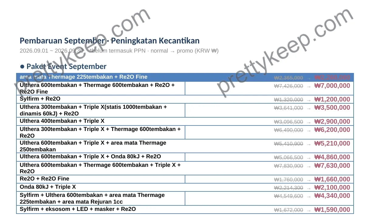 Pembaruan September · Peningkatan Kecantikan 1