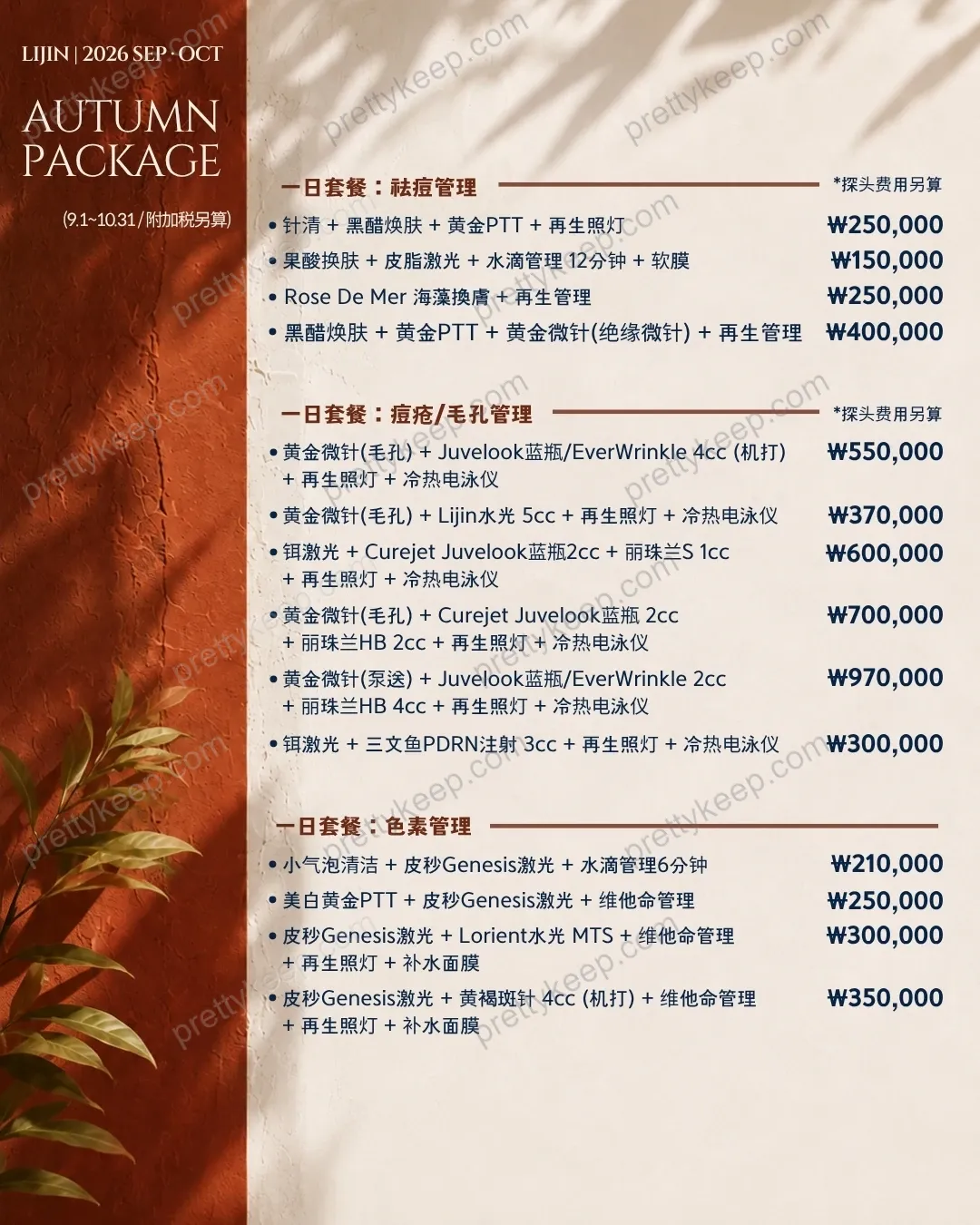 LIJIN · THE FALL SELECTION · 秋季活动 1