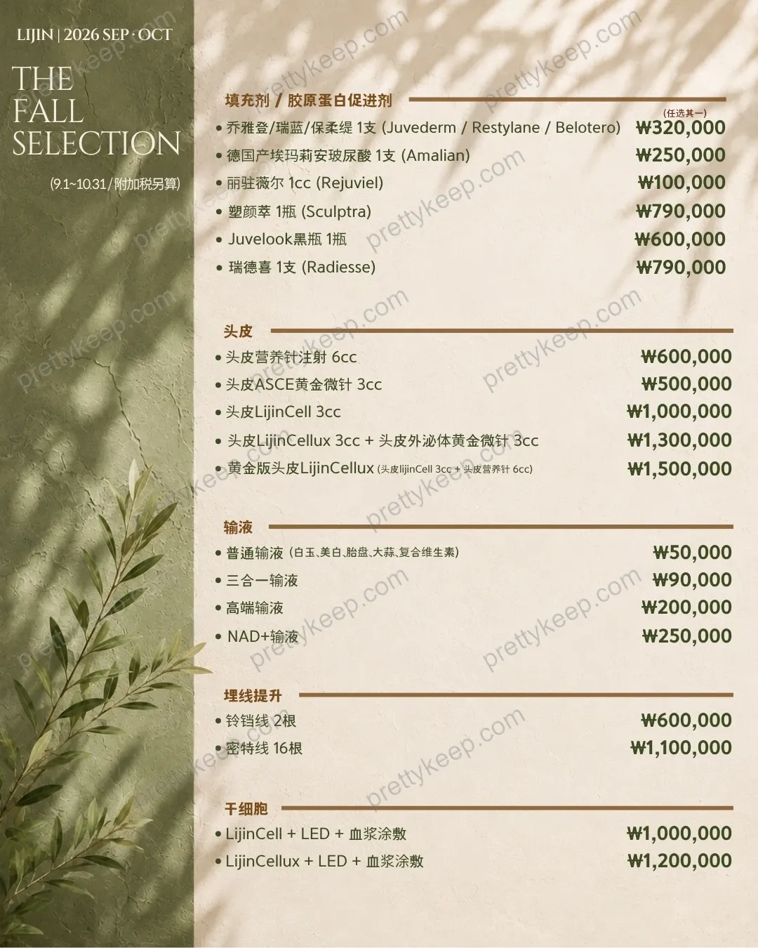 LIJIN · THE FALL SELECTION · 秋季活动 6