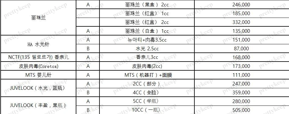 DreamFace整形外科 PRICE 03