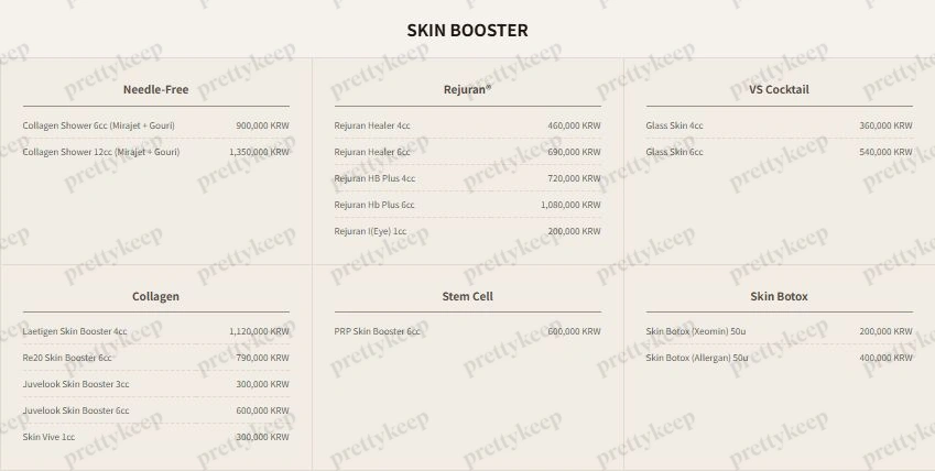 Apgujeong VSLINE Clinic PRICE 02
