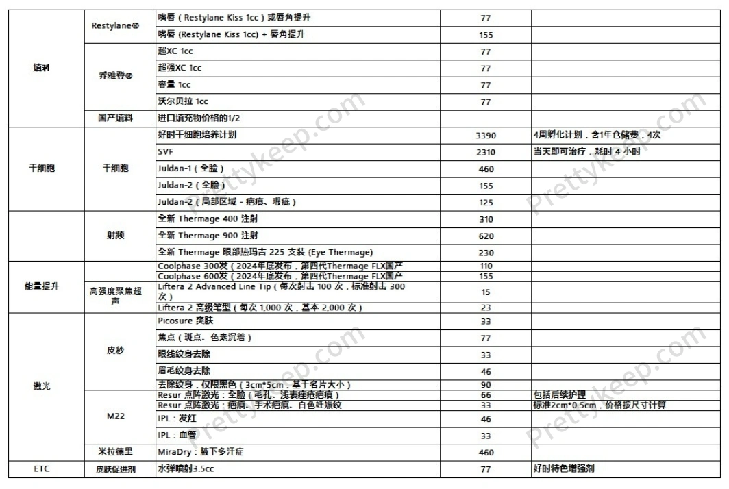 HERSHE整形外科 PRICE 05