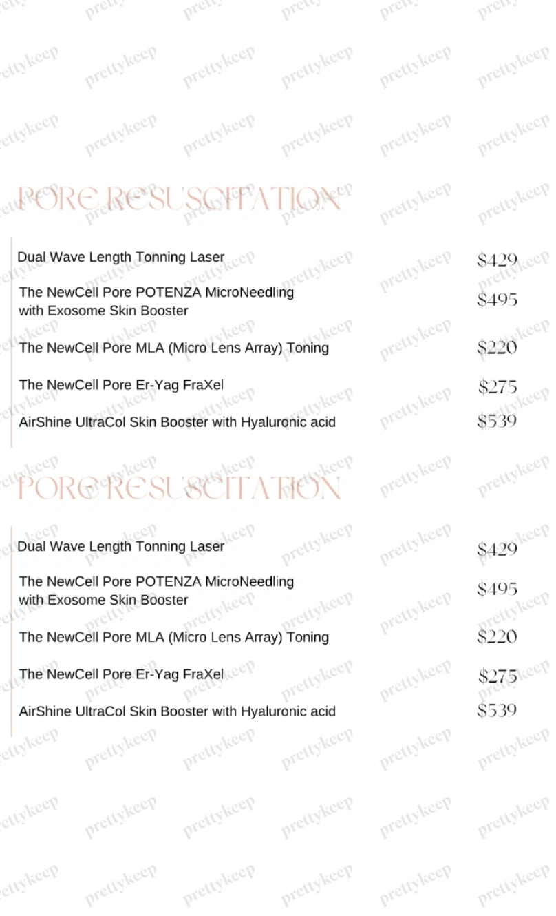 Doctor NewCell dermatology clinic PRICE 08
