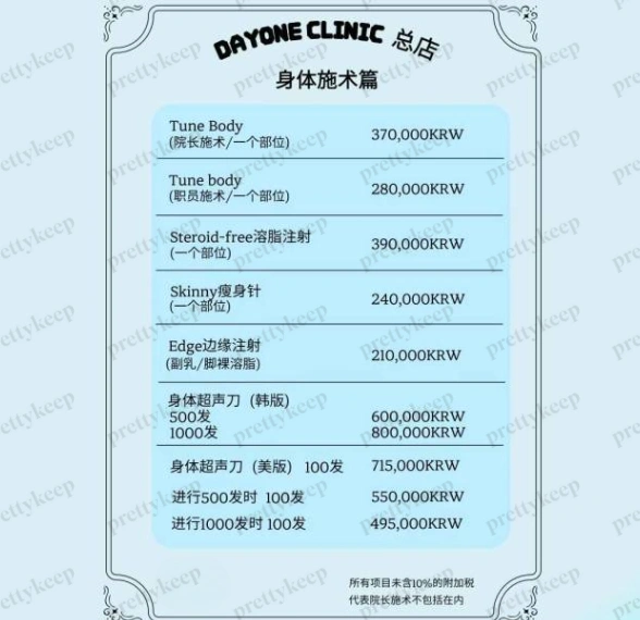 Dayone Clinic Gangnam Main Branch PRICE 05