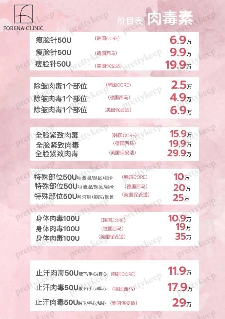 Forena 皮肤科 PRICE 08