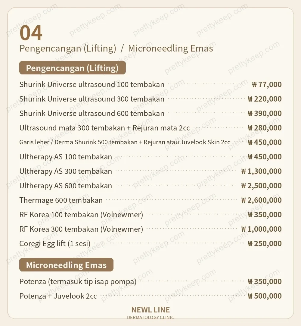 Klinik Newl Line PRICE 03