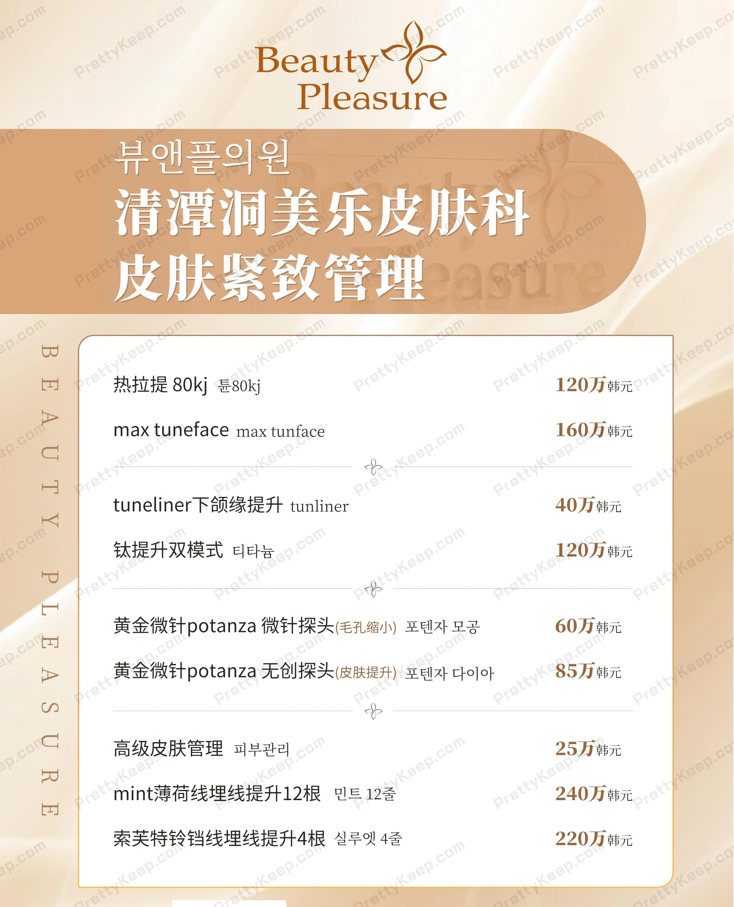 Beauty Pleasure 皮肤科 PRICE 02