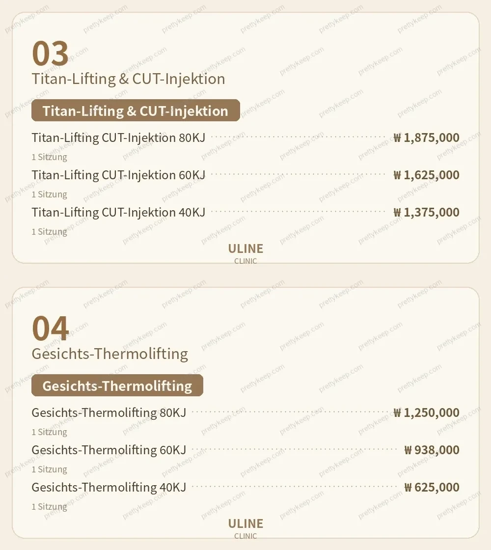 ULINE Klinik PRICE 02