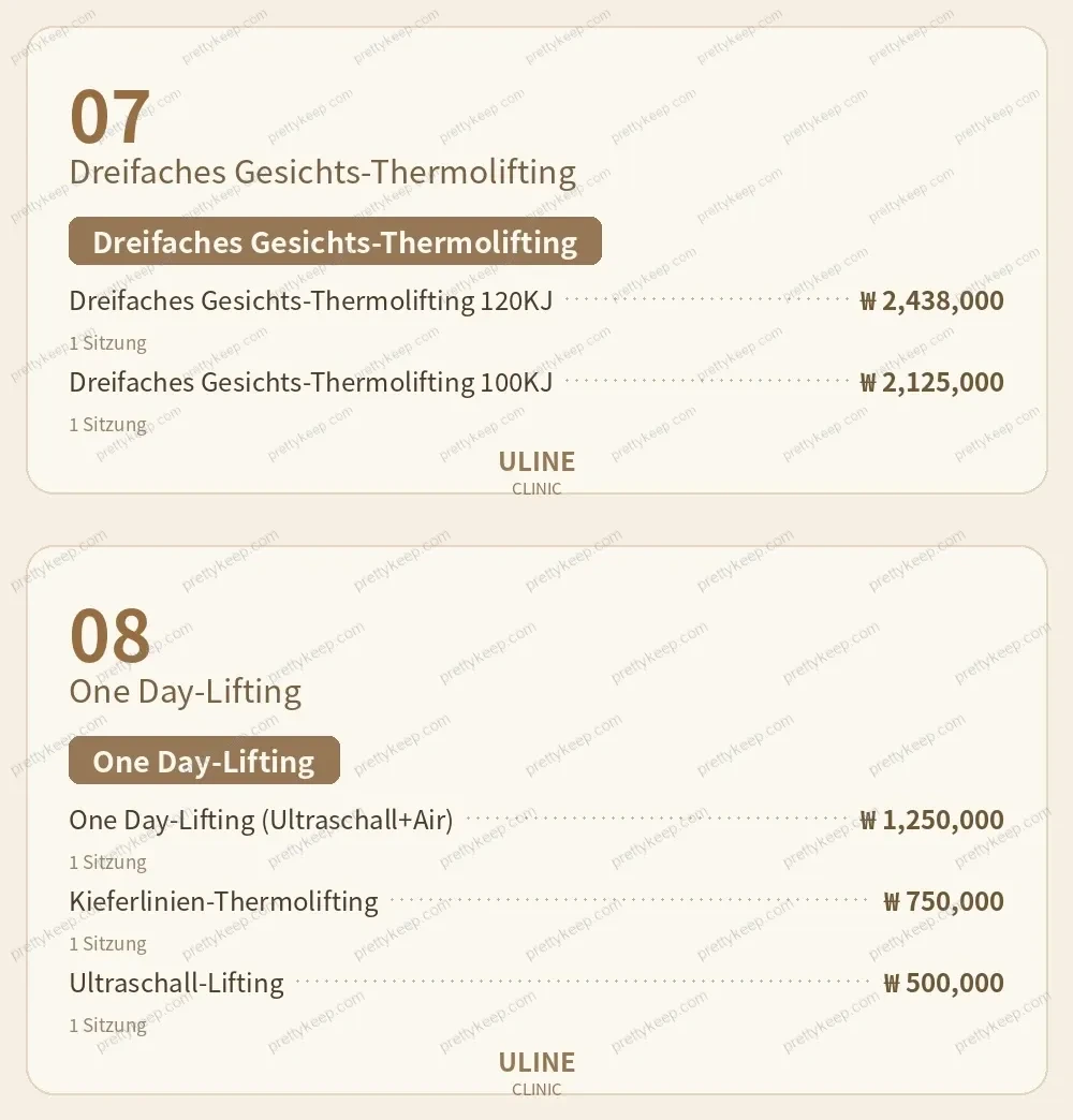ULINE Klinik PRICE 04