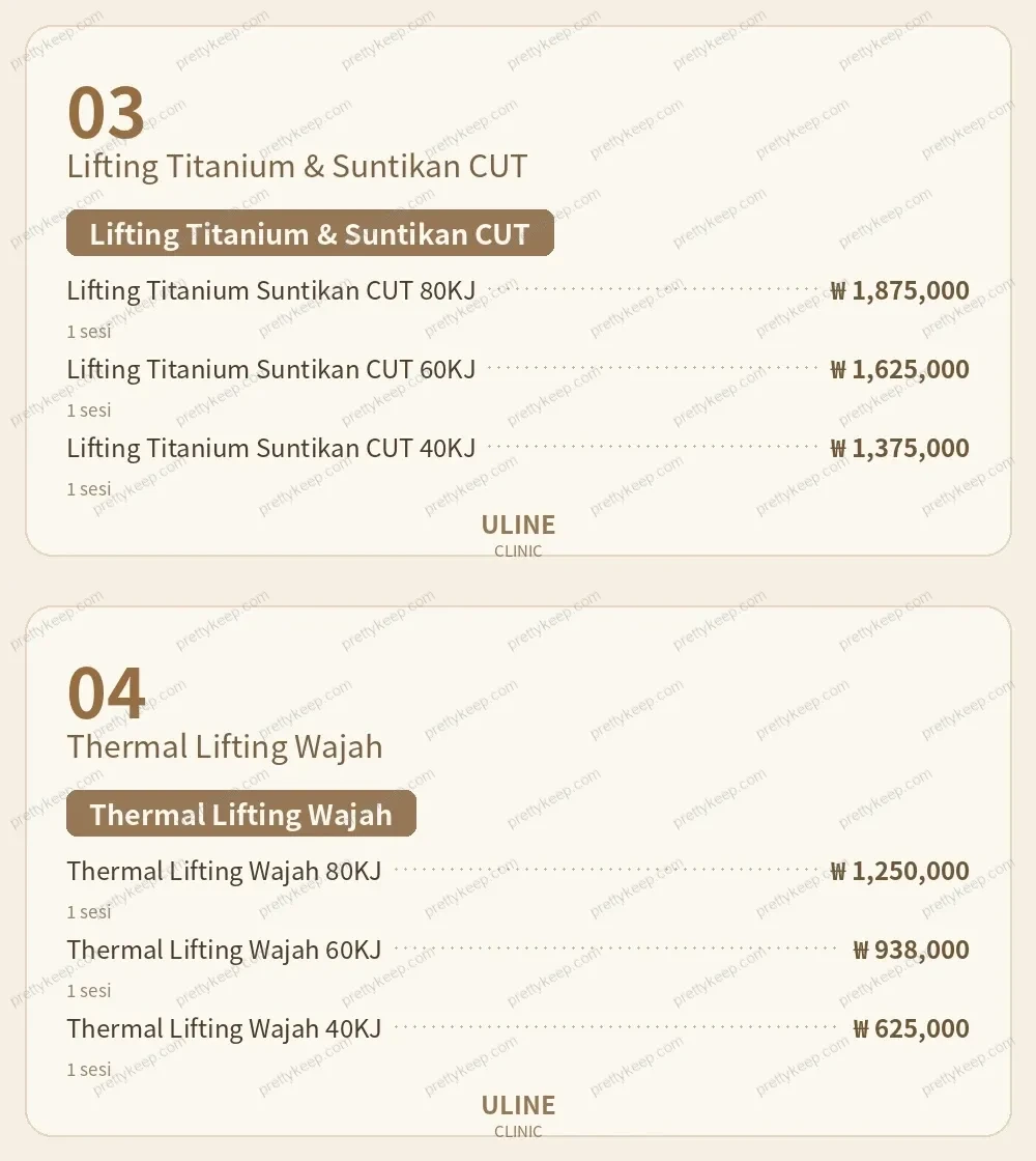 Klinik ULINE PRICE 02