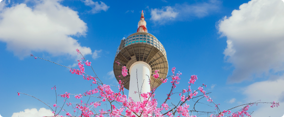 Las cuatro estaciones de Corea del Sur: primavera, verano, otoño e invierno.