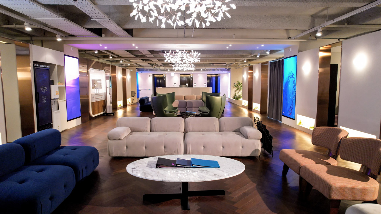¿Hotel o clínica dermatológica? No puedo distinguir la diferencia. Clínica Abijou de Myeongdong.
