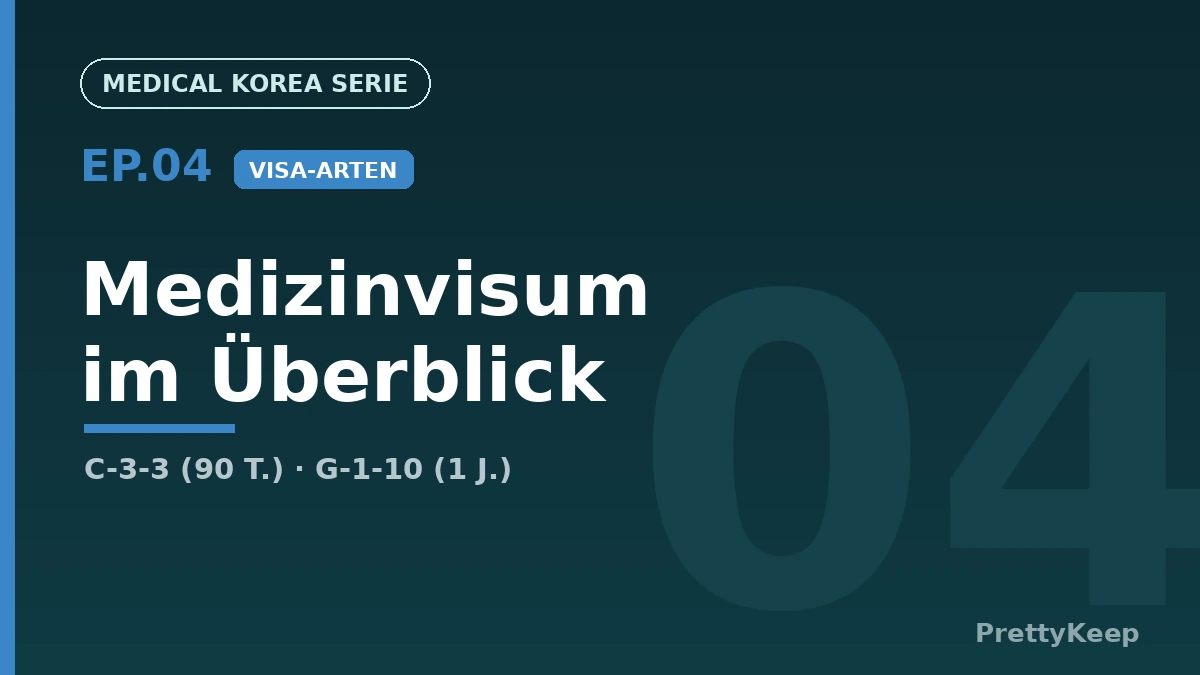 Koreas Medizinvisum und der gesamte Ablauf — von der Beratung bis zur Heimreise (Leitfaden für internationale Patienten 2026) 1