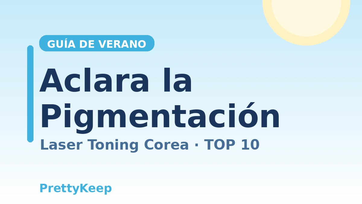 Esencial de verano — Guía completa de laser toning y tratamiento de pigmentación/melasma en Corea 1