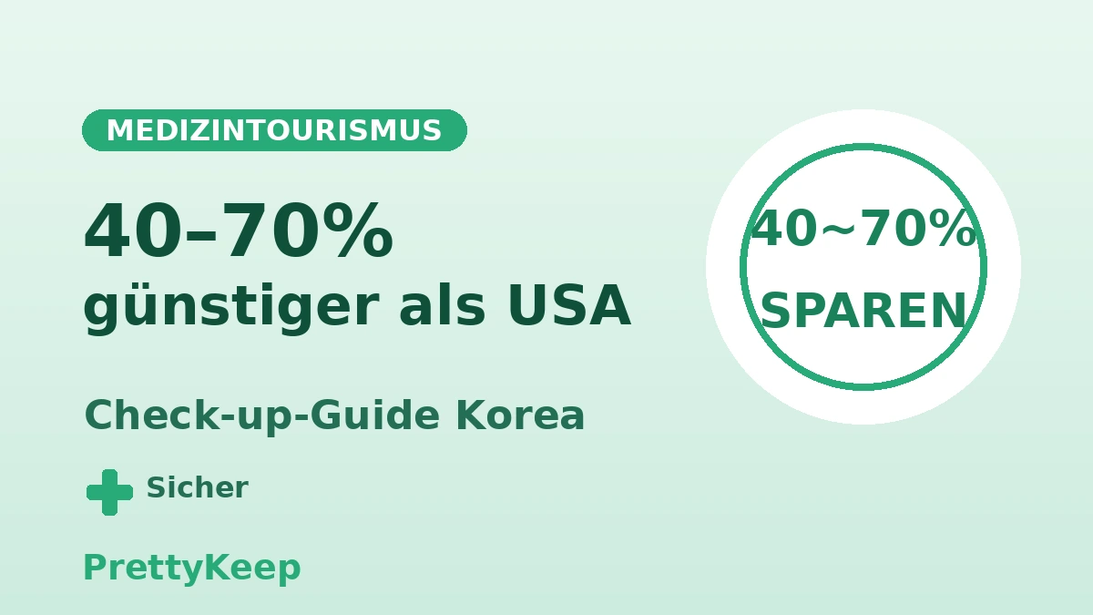 All-in-one Vorsorge-Check für internationale Besucher — präzises Screening in einem halben Tag in Korea 3