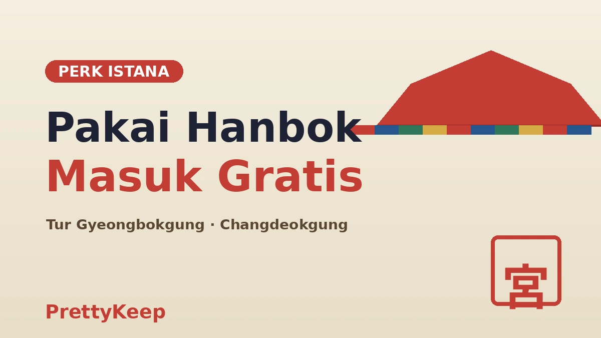 Tur Lima Istana Agung Seoul dengan Hanbok — Panduan Lengkap Gyeongbokgung & Changdeokgung 2