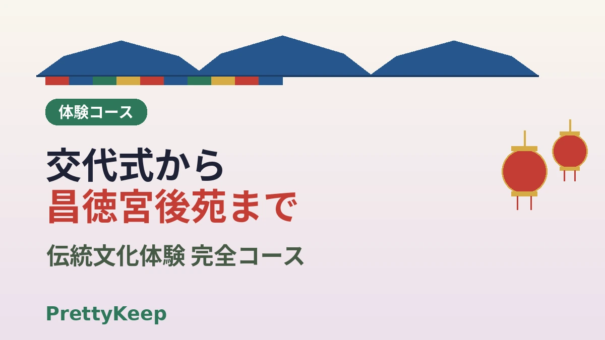 韓服を着てソウル五大古宮めぐり — 景福宮・昌徳宮 完全ガイド 3