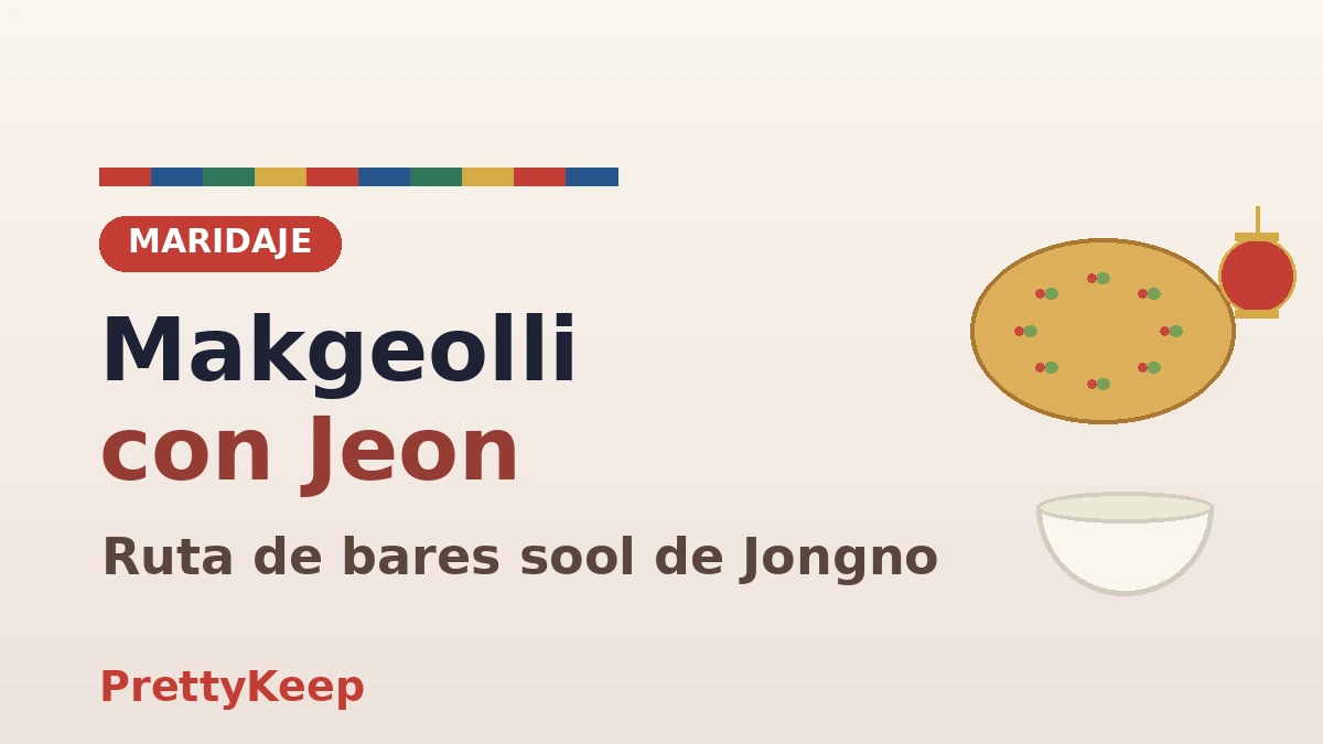 Experiencia de licor tradicional coreano — Guía completa de cervecerías de makgeolli y bares sool de Jongno 3