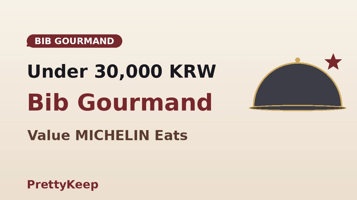 The Complete Seoul MICHELIN Guide 2026 — Stars & Bib Gourmand 3