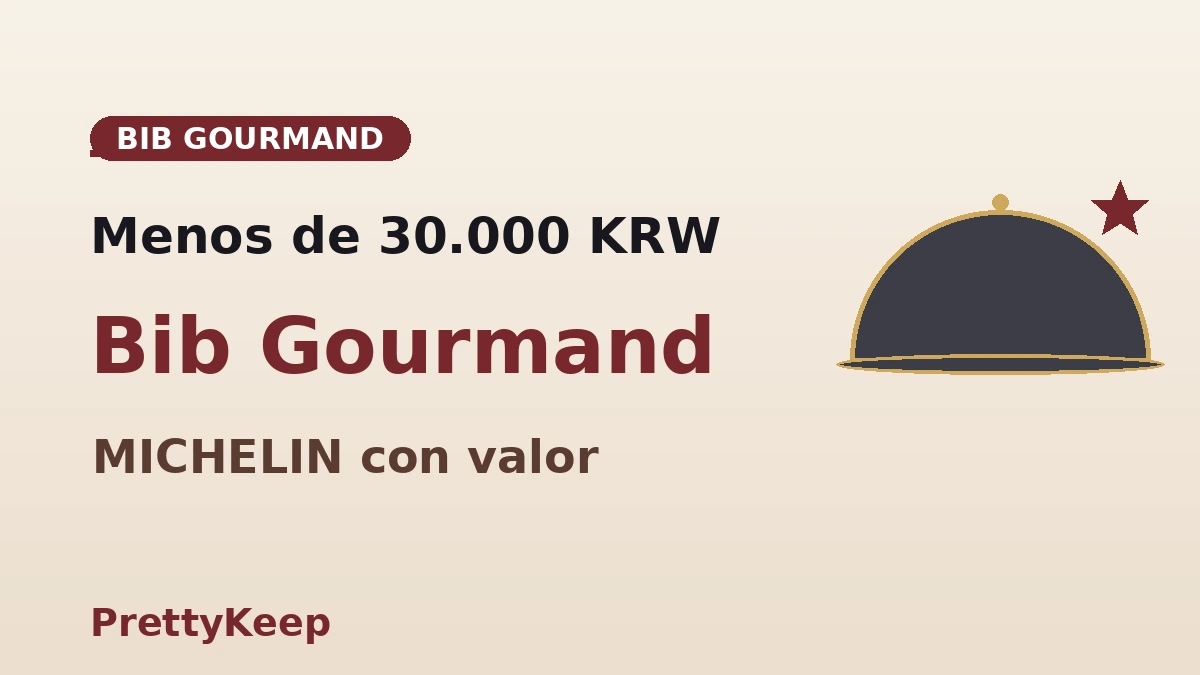 Guía completa MICHELIN Seúl 2026 — Estrellas y Bib Gourmand 3