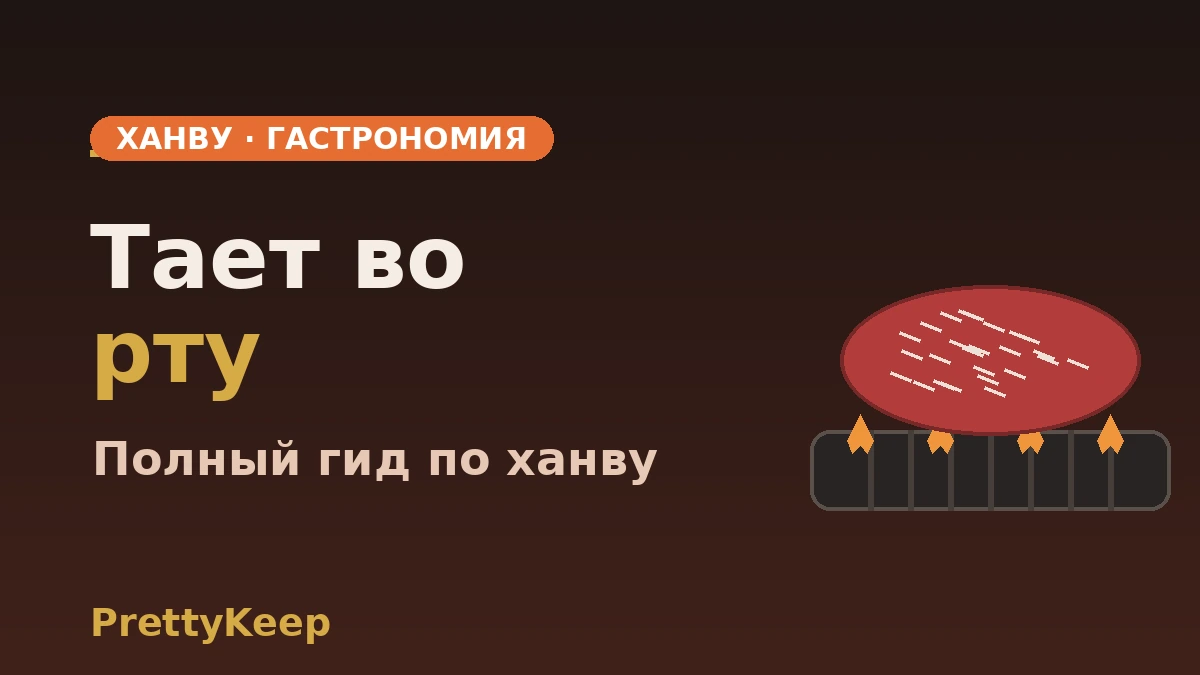 Полный гид по ресторанам ханву — корейская говядина на углях и премиальный рибай 1