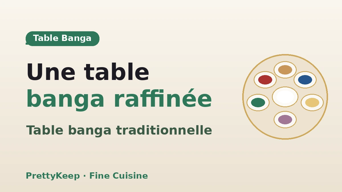 Guide complet de la cuisine royale de cour et jongga — Une expérience de table banga traditionnelle 3