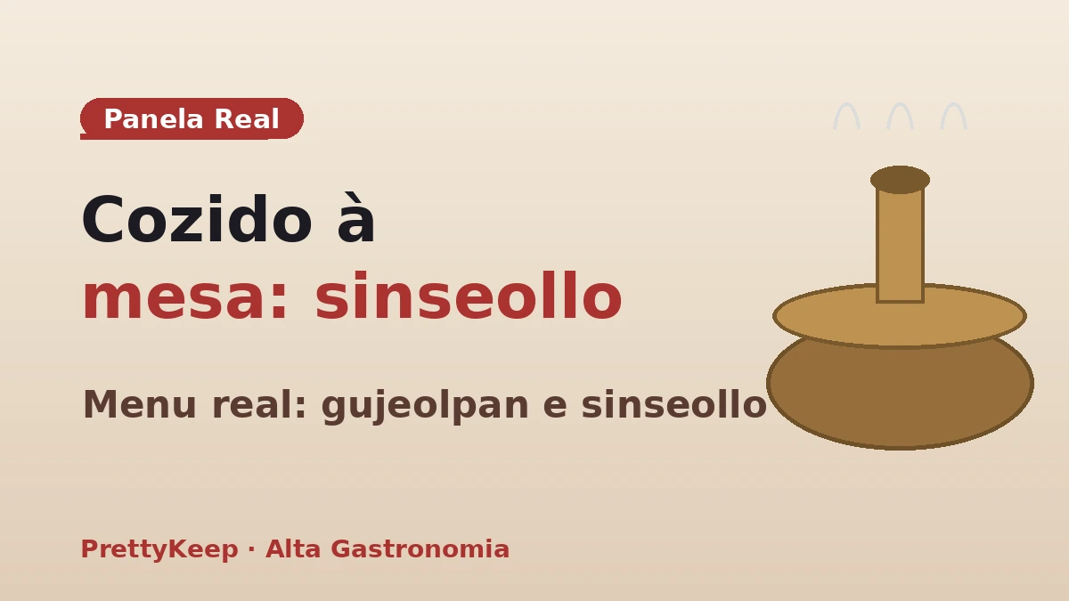 Guia completo da culinária real da corte e jongga — Uma experiência de mesa banga tradicional 2