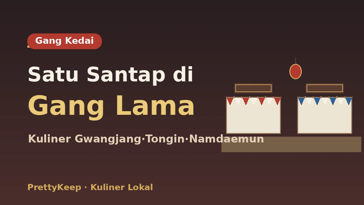 Panduan Lengkap Kedai Tua Pasar Tradisional & Baekban — Meja Lokal Bernilai Terbaik 2