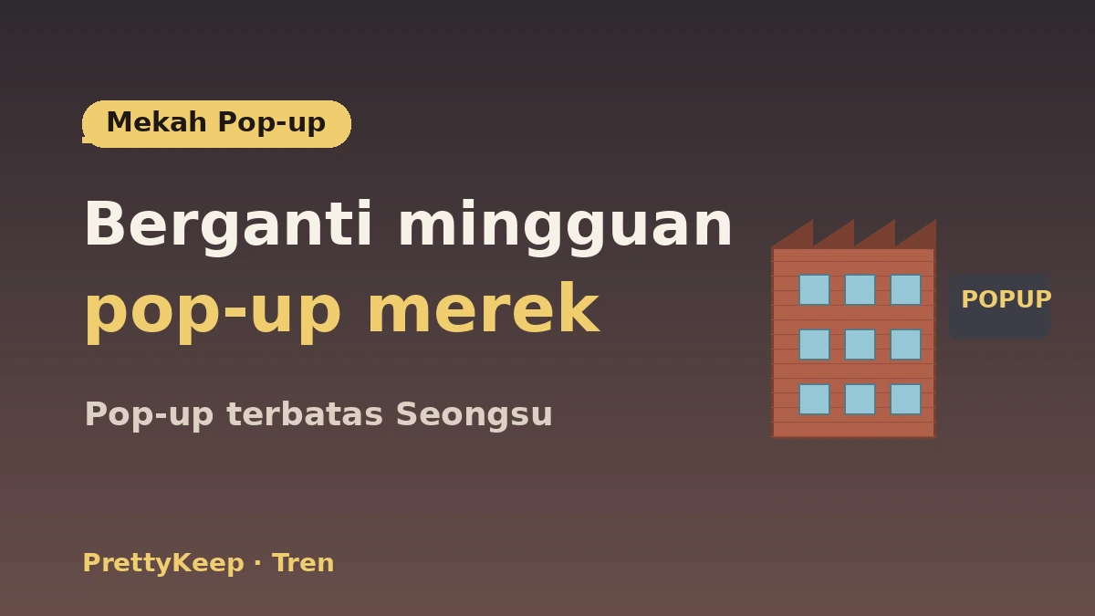 Panduan Lengkap Jalan-Jalan K-Culture Seongsu-dong — Pop-up Store·Kafe·Hotspot Toko Pilihan 2