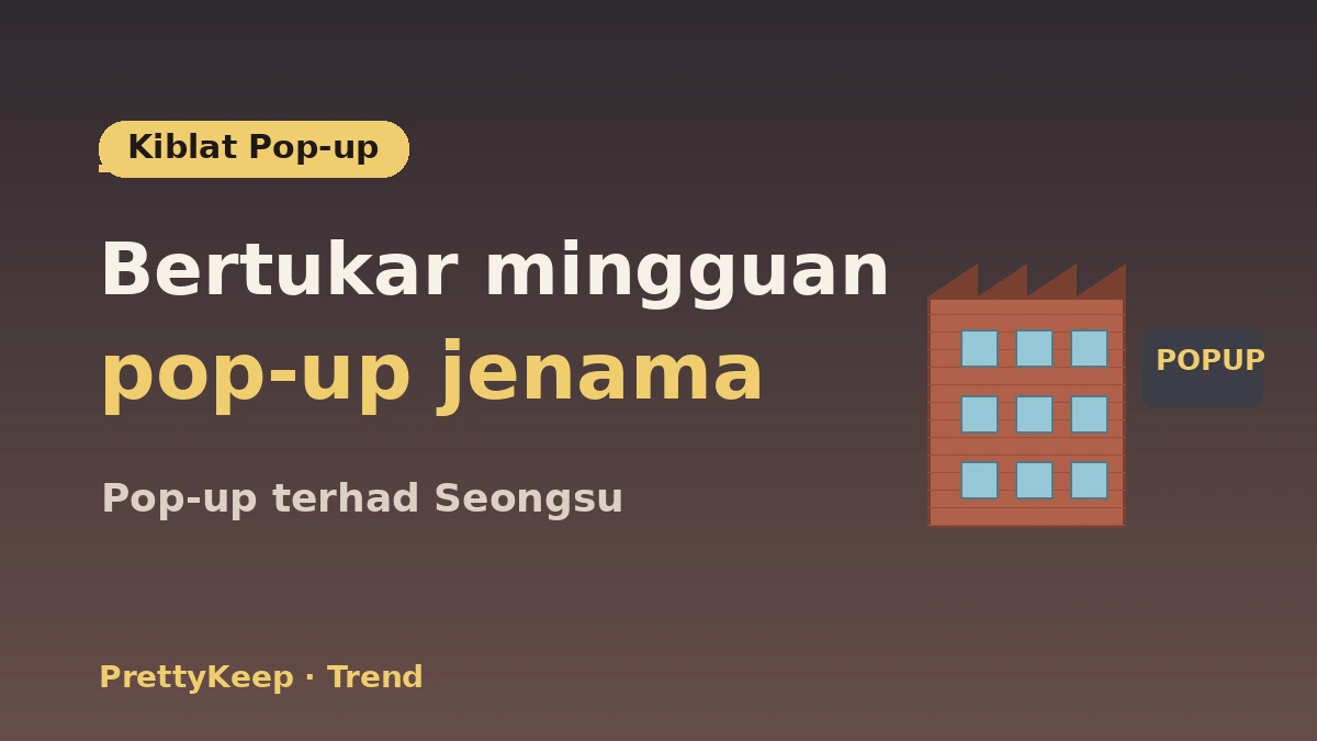 Panduan Lengkap Jalan-Jalan K-Culture Seongsu-dong — Pop-up Store·Kafe·Hotspot Kedai Pilihan 2