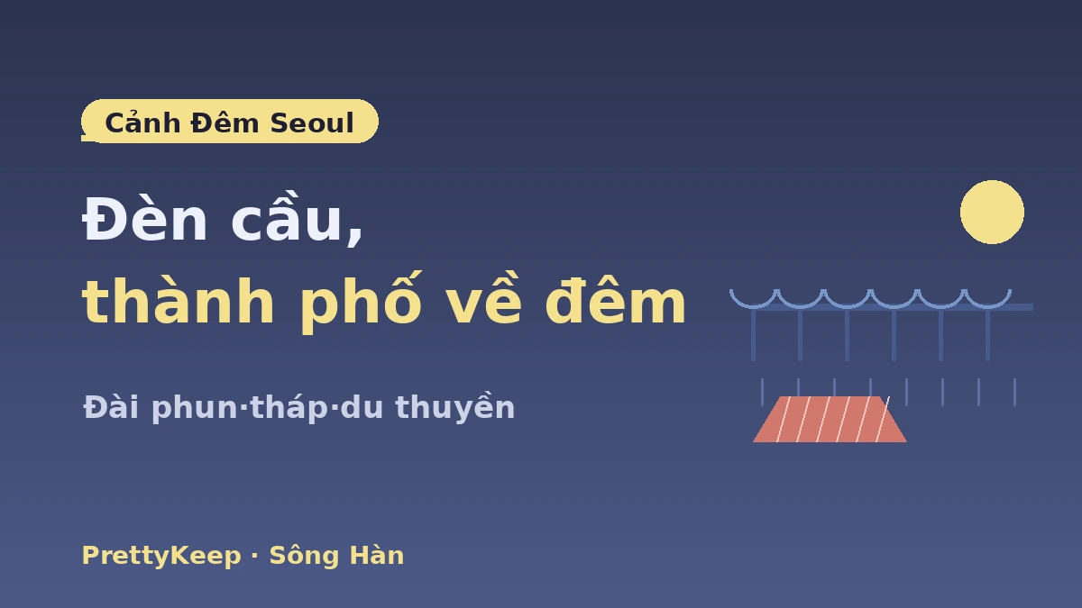 Cẩm nang đầy đủ trải nghiệm cảnh đêm Seoul·K-life sông Hàn — Picnic sông Hàn·điểm hot ngắm cảnh 3