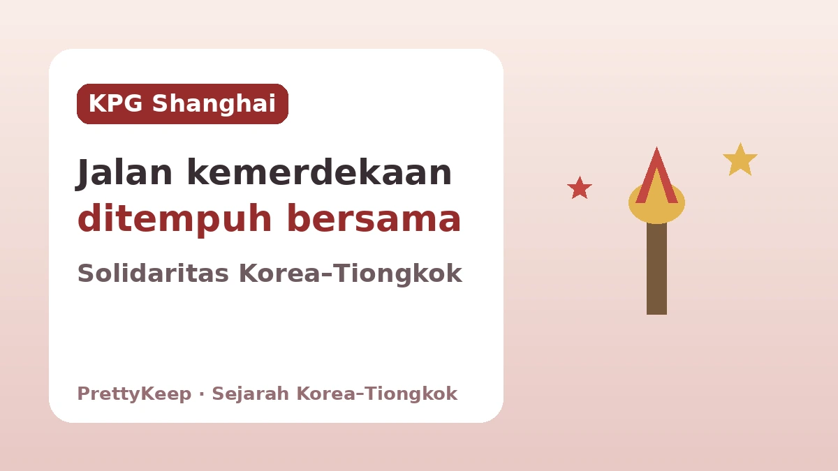Pemerintah Sementara Korea di Shanghai dan Solidaritas Anti-Kolonial Korea–Tiongkok — Jalan Kemerdekaan yang Ditempuh Bersama 1