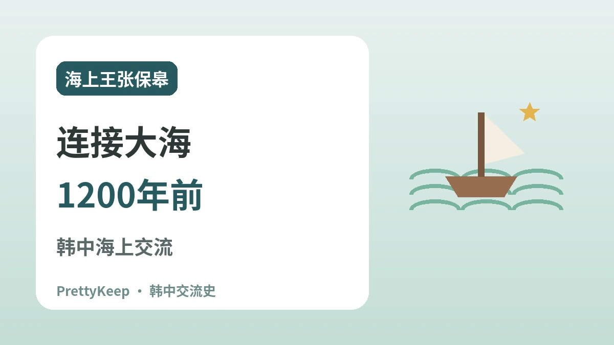 新罗坊与海上王张保皋 —— 1200年前连接大海的韩中交流 1