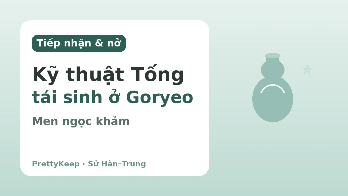 Byeokrando thời Goryeo và mậu dịch với nhà Tống — Giao lưu văn hóa Hàn–Trung gửi trong men ngọc 2