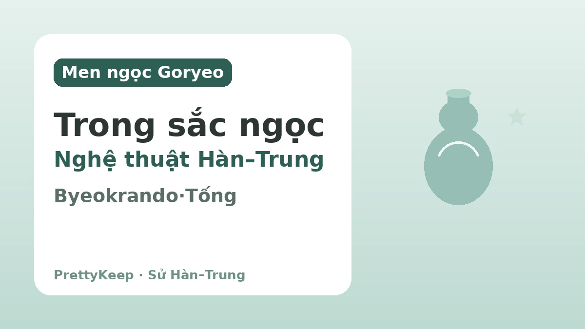 Byeokrando thời Goryeo và mậu dịch với nhà Tống — Giao lưu văn hóa Hàn–Trung gửi trong men ngọc 1