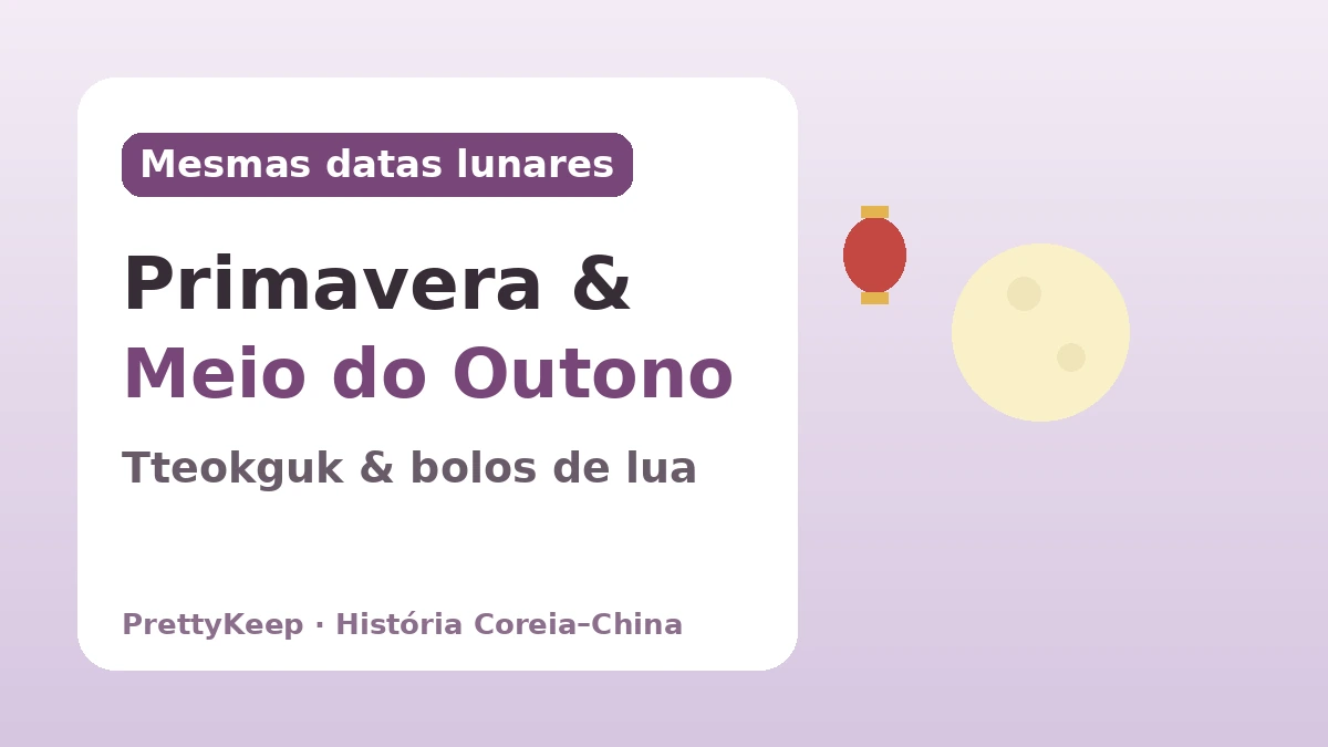 Festas que a Coreia e a China guardam juntas — O coração comum em Seollal, Chuseok e Dano 2