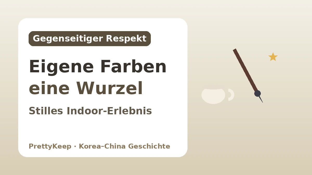 Das gemeinsame Erbe der sinographischen Sphäre — Korea und China durch Kalligrafie, klassische Dichtung und Teekultur verbinden 3