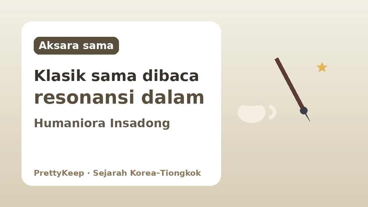 Warisan Bersama Lingkup Budaya Aksara Han — Menautkan Korea dan Tiongkok lewat Kaligrafi, Puisi Klasik, dan Budaya Teh 2