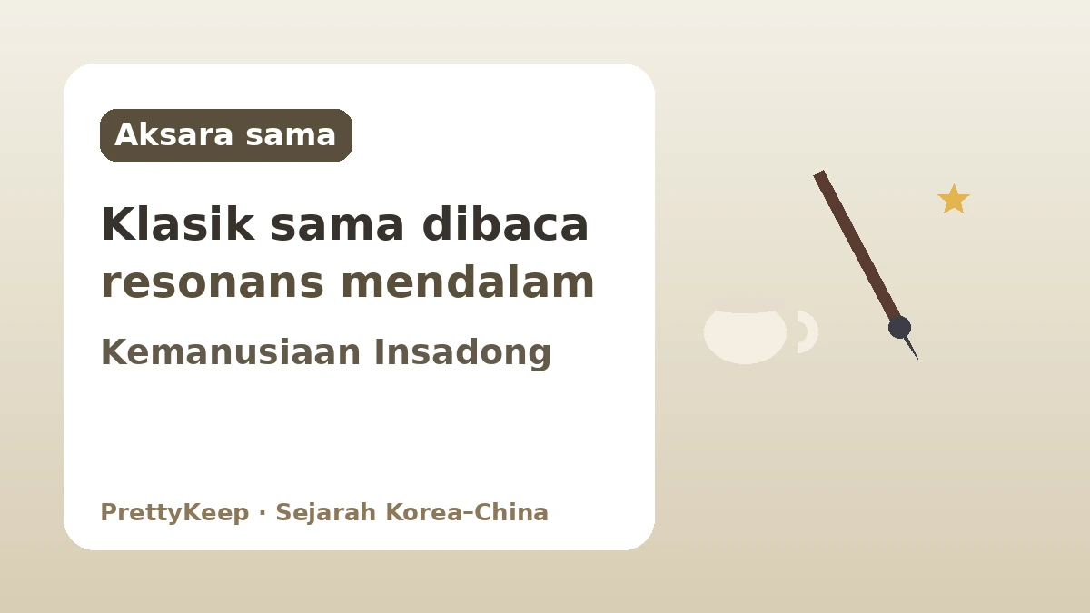 Warisan Bersama Lingkungan Budaya Aksara Han — Menghubungkan Korea dan China melalui Kaligrafi, Puisi Klasik, dan Budaya Teh 2
