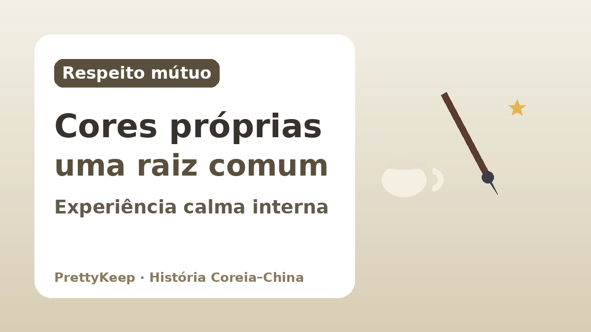 O patrimônio partilhado da esfera sinográfica — Ligar a Coreia e a China por caligrafia, poesia clássica e cultura do chá 3