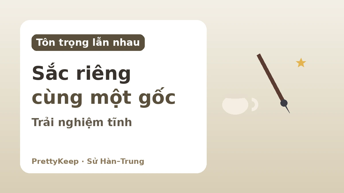 Di sản chung của vùng văn hóa chữ Hán — Nối Hàn–Trung qua thư pháp, Hán thi và văn hóa trà 3