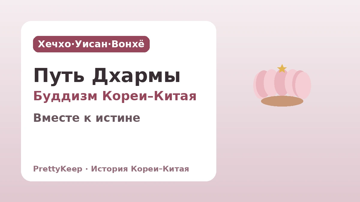 Хечхо, Уисан, Вонхё — Корейско-китайский буддийский обмен, продолженный на пути поиска Дхармы 1