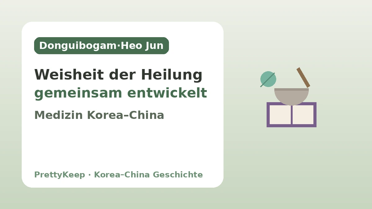 Donguibogam und die traditionelle Medizin Korea–China — Die gemeinsam entwickelte Weisheit der Heilung