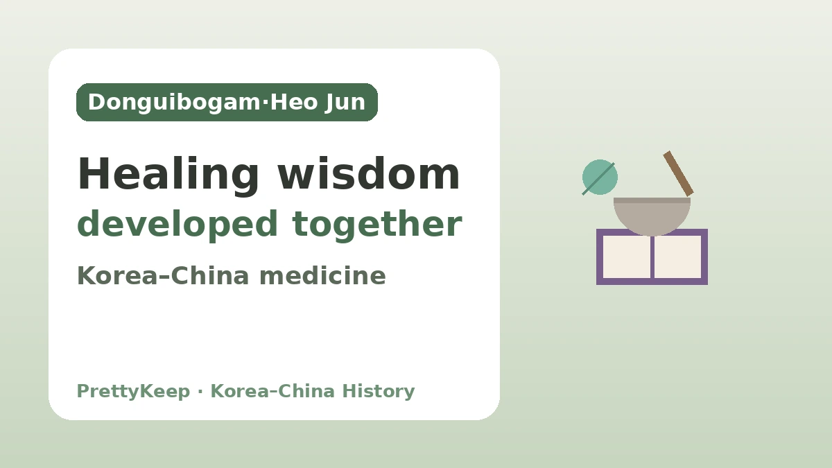 Donguibogam and Korea–China Traditional Medicine — The Wisdom of Healing Developed Together