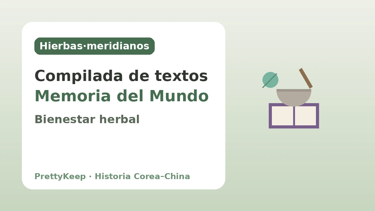 Donguibogam y la medicina tradicional Corea–China — La sabiduría de la sanación desarrollada juntos 2