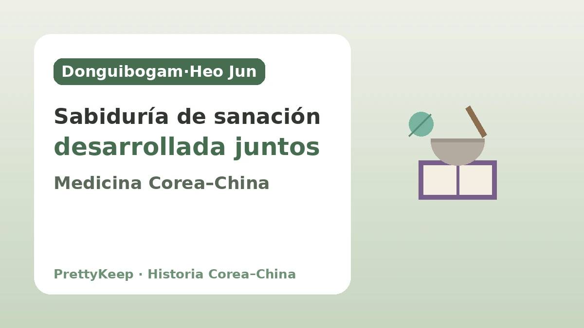 Donguibogam y la medicina tradicional Corea–China — La sabiduría de la sanación desarrollada juntos