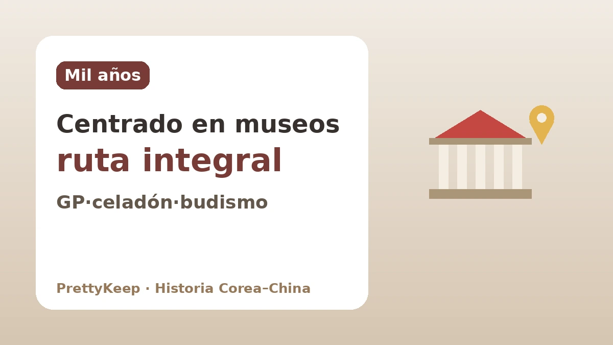 Huellas del intercambio Corea–China para encontrar en Seúl y Gyeongju — Un curso a pie centrado en interiores 2