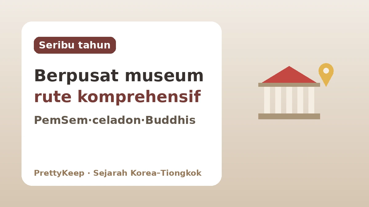 Jejak Pertukaran Korea–Tiongkok yang Dijumpai di Seoul dan Gyeongju — Kursus Jelajah Berpusat Indoor 2